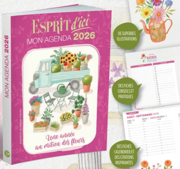 Couverture du magazine Agenda Esprit d'ici 2026