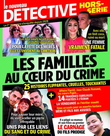 Couverture du magazine Les familles au coeur du crime - HS 75