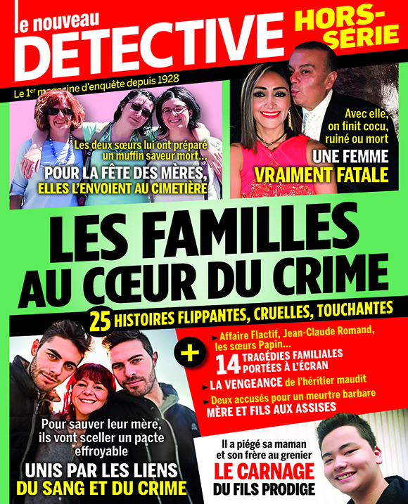 Couverture du magazine Les familles au coeur du crime - HS 75