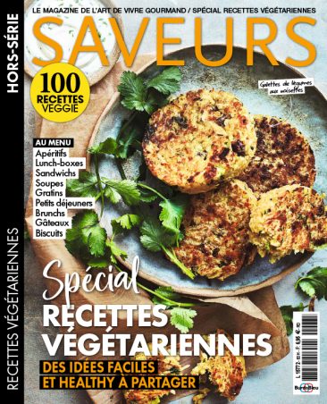 Couverture du magazine Saveurs HS 63 Spécial Recettes Végétariennes
