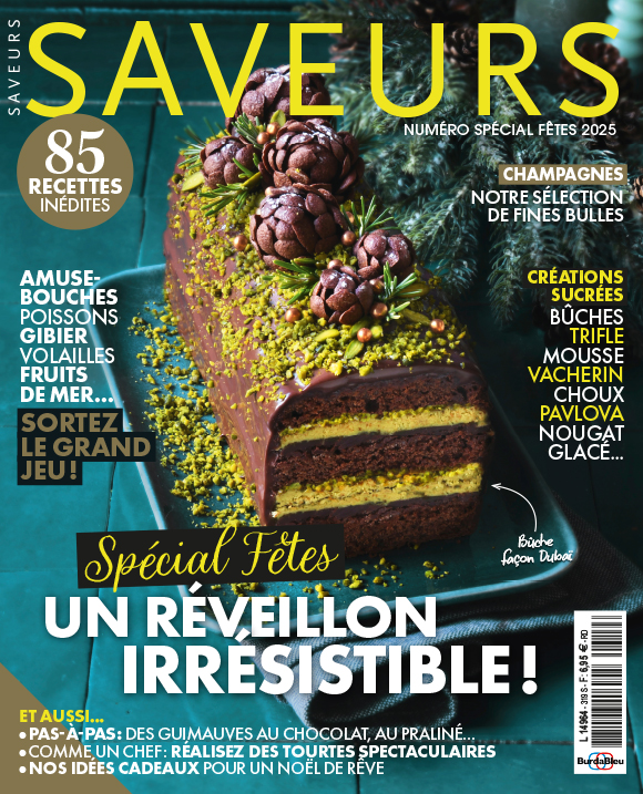 Couverture du magazine Saveurs n°319 - Spécial Fêtes 2025