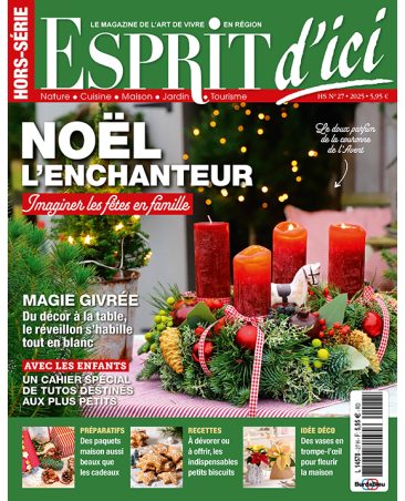 Couverture du magazine Esprit d'ici Noël l'enchanteur HS 27