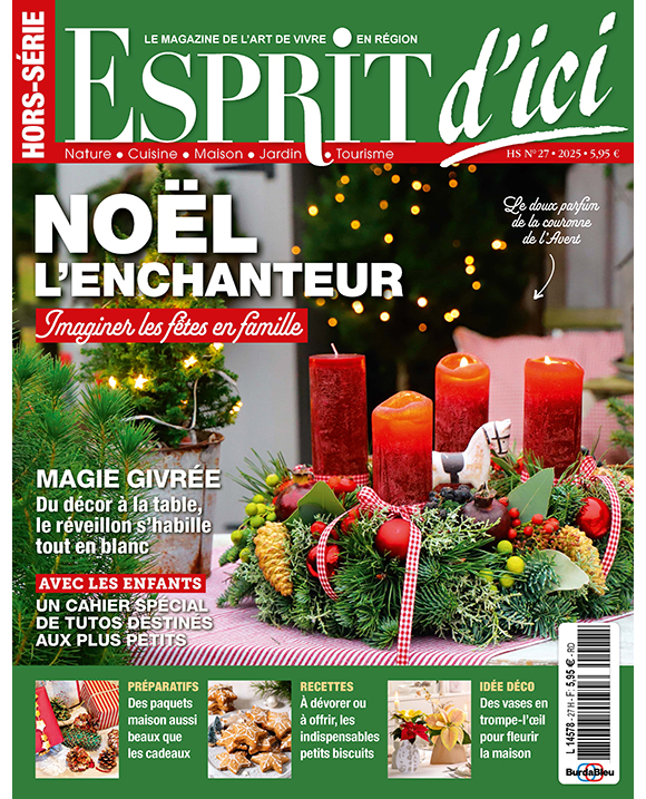 Couverture du magazine Esprit d'ici Noël l'enchanteur HS 27