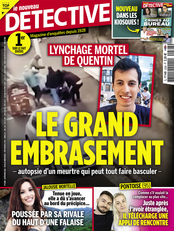 Couverture du magazine Le Nouveau Détective n°2268
