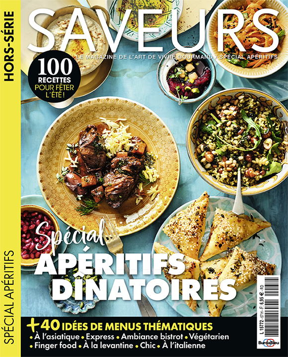 Couverture du magazine Saveurs HS 67 Spécial Apéritifs Dinatoires