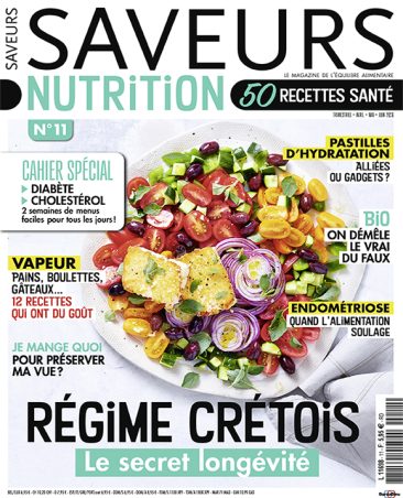 Couverture du magazine Saveurs Nutrition n° 11