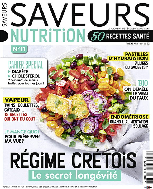 Couverture du magazine Saveurs Nutrition n° 11