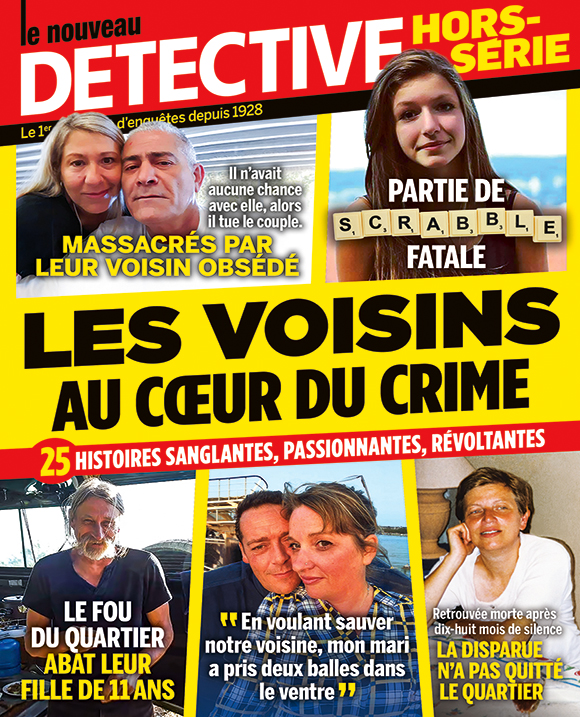 Couverture du magazine les voisins au cœur du crime HS 82