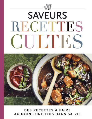 Couverture du magazine Précommande - Livre Saveurs : Recettes Cultes