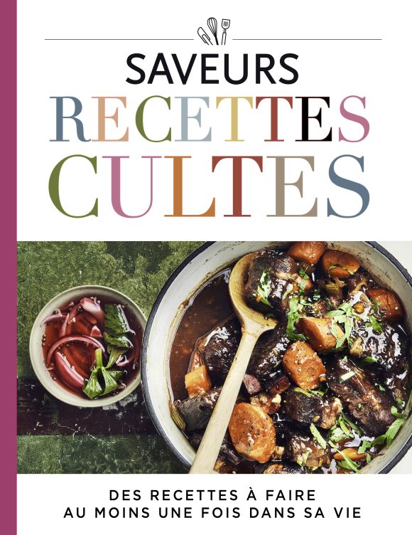 Couverture du magazine Précommande - Livre Saveurs : Recettes Cultes