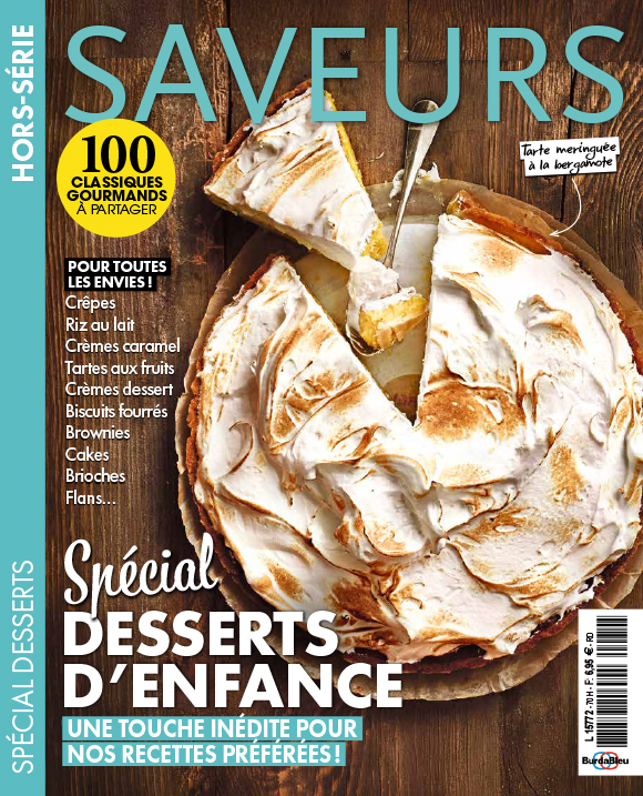 Couverture du magazine Saveurs HS 70 Spécial Desserts d'Enfance