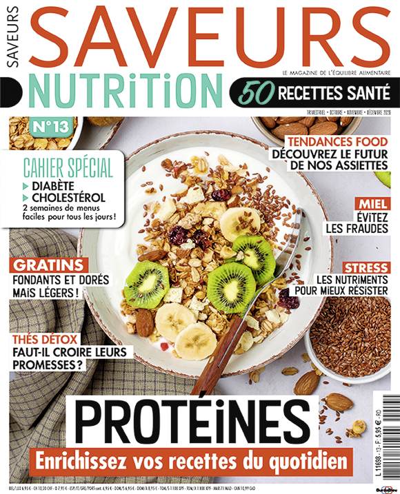 Couverture du magazine Saveurs Nutrition n° 13